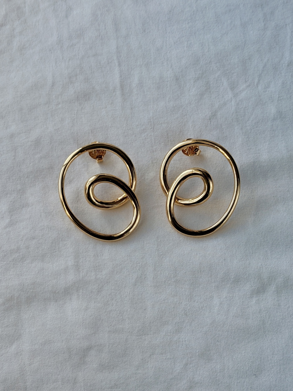 The French Croissant 18k Gold Plated Earrings